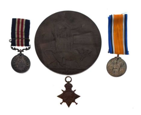 Local Interest- British First World War medal group awarded to 94525 Gnr. William Henry Warren of the Royal Fleet Auxiliary c