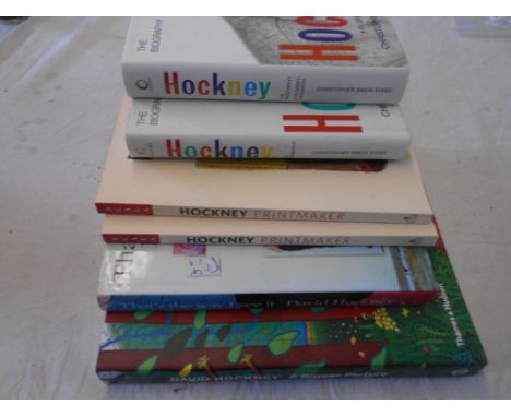 HOCKNEY, D.   A Bigger Picture   2012, London, 4to orig. cl. d/w, plus 3 others, plus SYKES, C.S.  Hockney: The Biography  2 