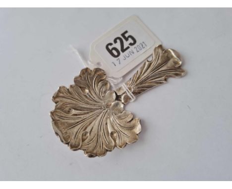 A unusual tree shaped caddy spoon B'ham 1833 by JT