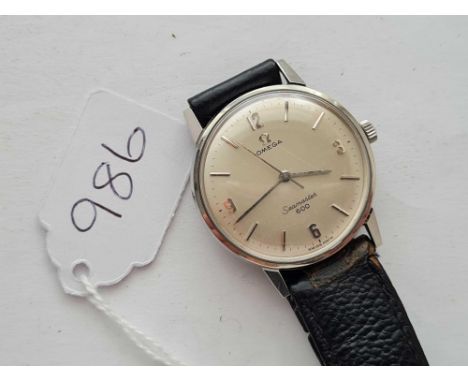 A GENTS OMEGA SEAMASTER 600 WRIST WATCH WITH SECONDS SWEEP W/O