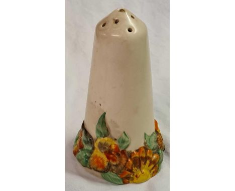 A Clarice Cliff Wilkinson castor 6 inches high 