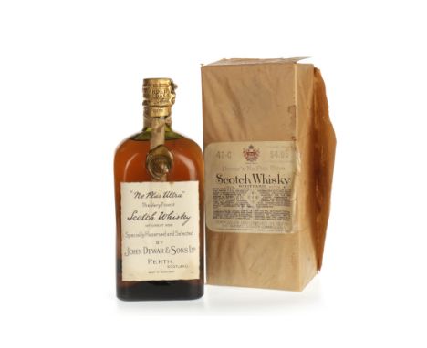 DEWAR'S NE PLUS ULTRA SPRING CAPBlended Scotch Whisky26 1/2 fl.oz, no strength stated, in carton wrapped with Quebec liquor c