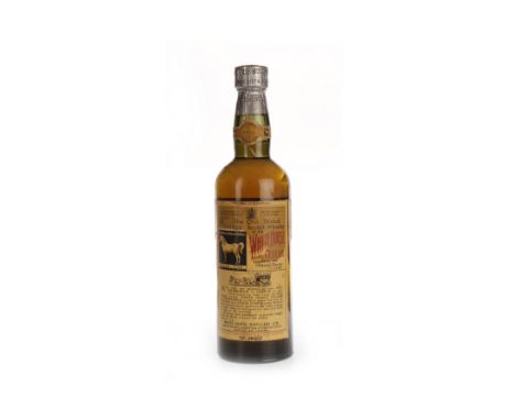 WHITE HORSE 1953Blended Scotch Whisky. Bottle no. 785859. No capacity stated, 70° proof.    CONDITION REPORT:  Fill level in 