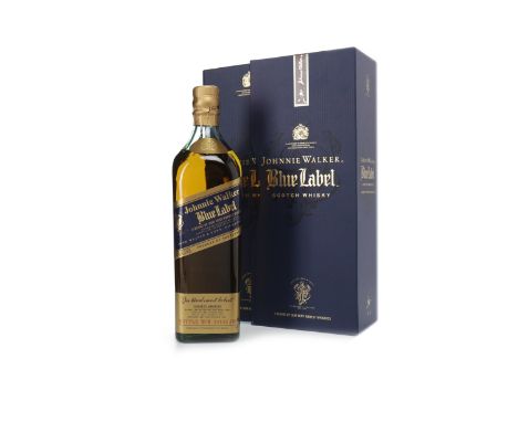 JOHNNIE WALKER BLUE LABELBlended Scotch Whisky750ml, 40% volume, in box.   CONDITION REPORT:  Good