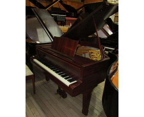 Blüthner (c1972)
A 5ft grand piano in a bright mahogany case, together with a stool.