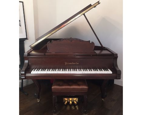 Bösendorfer (c2005) 
A 7ft Model Louis XV grand piano in a pommel satin mahogany case on cabriole legs, together with a match