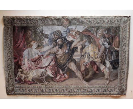 After Anthony Van Dyck (1599 - 1641)A large Polychrome wool Tapestry, probably Imperial Russia, St. Petersburg, early 19th Ce