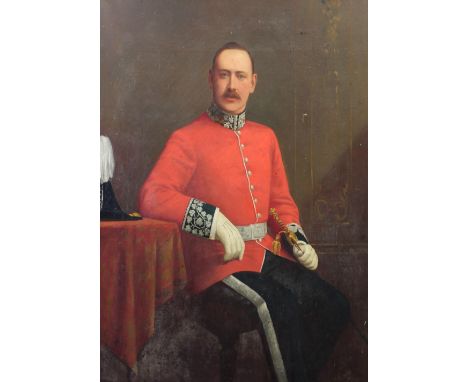 19th Century Irish School"Portrait of Godwin B.M. Swifte," depicting a Gentleman wearing the uniform of the High Sheriff of K
