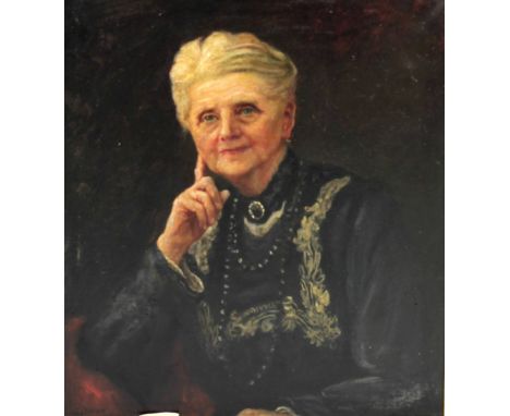19th Century Irish School"Sir Ernest Godwin Swifte K.C.,"  portrait of a Gentleman with court wig and its companion, "Portrai