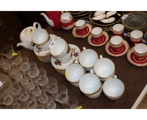 A quantity of Royal Worcester "Evesham" tea ware
