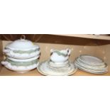 A Royal Doulton bone china "Fontainbleau" pattern part dinner service for six
