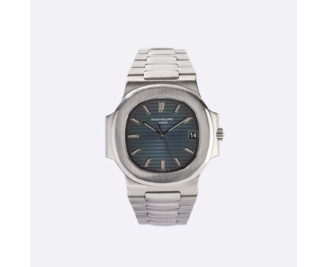 Patek Philippe. Herren-Armbanduhr 'Nautilus' Sigma Dial - Full Set &amp; Revision. 1983. Edelstahl, Automatik, Ref. 3800/1, K