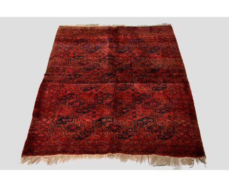 Ersari Turkmen carpet, north east Afghanistan, mid-20th century, 7ft. 2in. x 6ft. 4in. 2.18m. x 1.93m. 