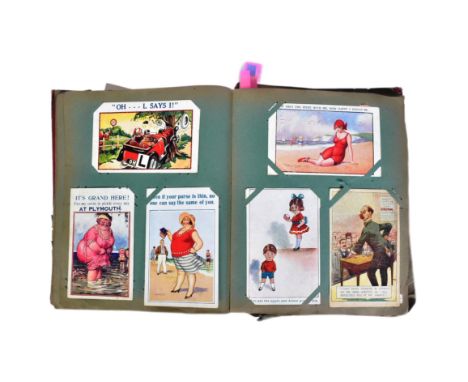 Postcards - a WWI First World War interest single-owner collection of postcards, most being addressed to a single recipient -