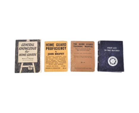 Home Guard Interest - collection of x4 wartime training manuals, comprising: Home Guard Proficiency 1942, Home Guard Training