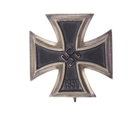 A WWII Second World War Third Reich Nazi German Iron Cross. A first class example with pin to verso.