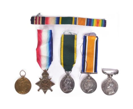 A WWI First World War medal group to one 20111 EA Williams of the Royal Army Medical Corps RAMC, comprising: Victory Medal (n