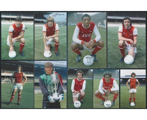 Autographed Arsenal Lot Of 12 X 8 Photos - A Superb Lot Of 12 X 8 Photos Depicting Former Gunners From The 1970s And 1980s, P