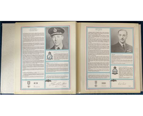 RAF Bomber Command Collection Signed Profiles Each set of profiles is supplied mounted in its own unique presentation album a