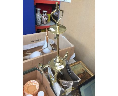 Brass light fitting 