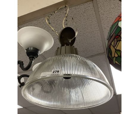 HOLOPHANE VINTAGE HANGING LIGHT