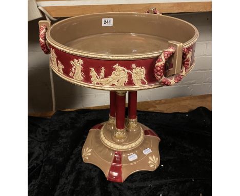 LARGE CERAMIC NEOCLASSICAL STYLE COMPORT