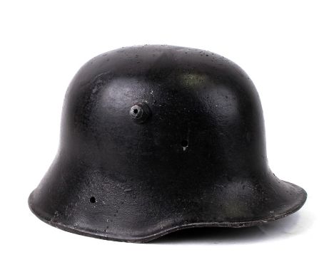 An M16 German aluminium helmet shell