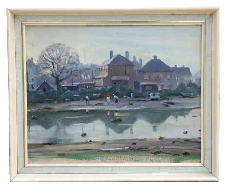 Derek Arthur Ede (1923-1983) - Evening Light - oil on board, framed, 48 by 38cms (19 by 15ins).