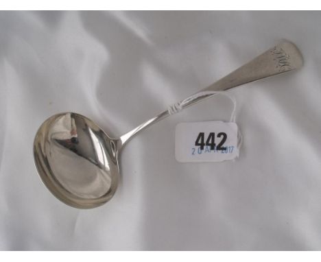 Georgian oe pattern sauce ladle Lon 1829 by TD  35g         