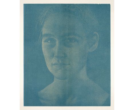 Franz Gertsch *1930  Bagatelle IV Silvia, 2008 Holzschnitt zweier Platten, Handabzug auf Japanpapier rückseitig signiert, bez