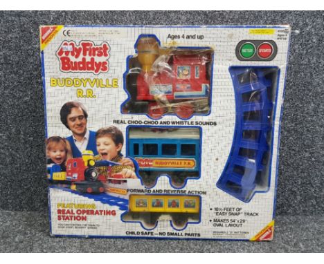 Vintage my first Buddys - Buddyville R.R train set, with original box