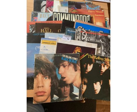 Records : 30+ Rock albums inc Rolling Stones, ELP, Elton John etc