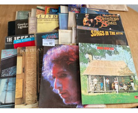 Records : 30+ Rock albums inc Bob Dylan, Billy Joel, Dire Straits etc