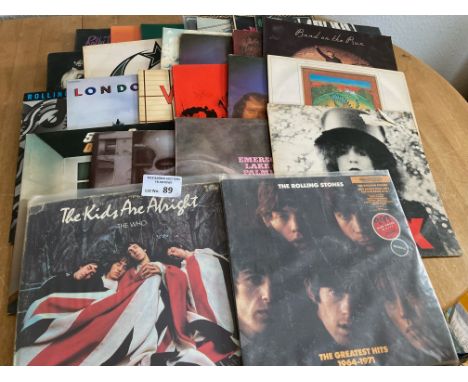 Records : 30+ Rock albums inc Rolling Stones, T Rex, ELP etc