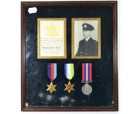 A Second World War Trio to Merchant Navy Casualty Stanley William Todd, comprising 1939-45 Star, Atlantic Star and War Medal,