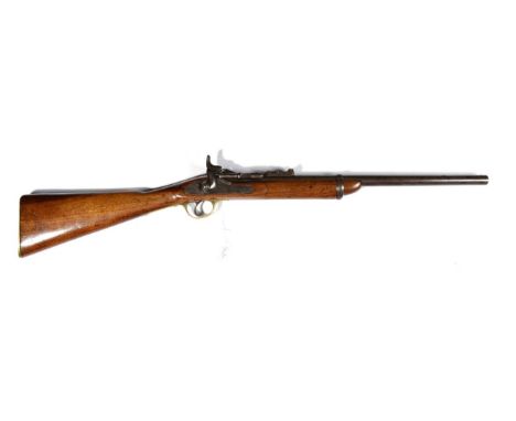 A Victorian 1863 Snider Mk.II** Carbine by London Armoury Company, .577 calibre, the 48.5cm round barrel with hinged ladder r