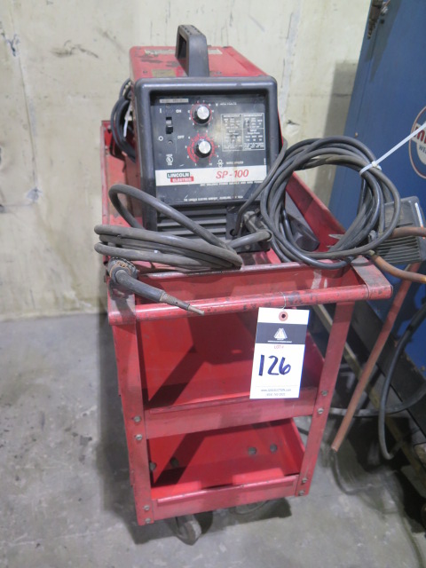 Lincoln SP-100 110 Volt Wire Welder w/ Cart