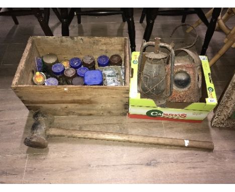 BOX OF TOOL & FITTINGS