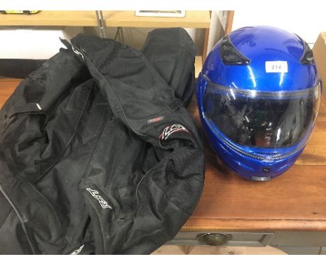 R S T PERFORMANCE JACKET (M) & HELMET