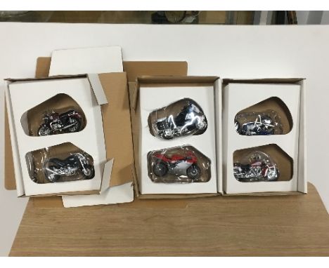 3 BOXES OF MODEL MOTORBIKES (6)