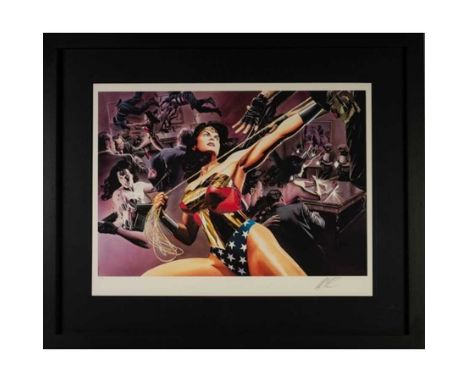 ALEX ROSS (AMERICAN b. 1970),WONDER WOMAN: DEFENDER OF TRUTHlimited edition colour print on paper, signed and numbered 49/120