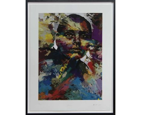 * MATT SMALL,BECKY &amp; METALlimited edition print, signed, titled and numbered 4/30image size 79cm x 58cm, overall size 105