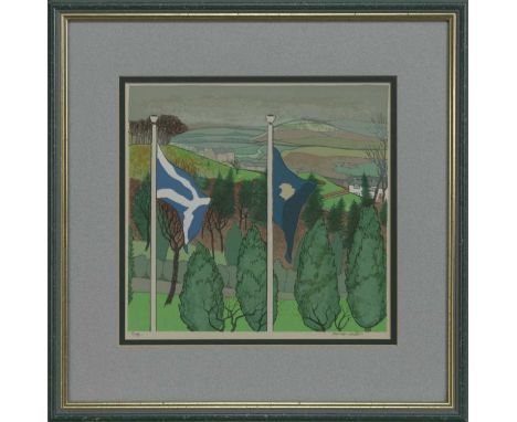 * FRANCES WALKER RSA (SCOTTISH b. 1930-),UNTITLEDlimited edition print on paper, signed and numbered 15/45image size 24cm x 2