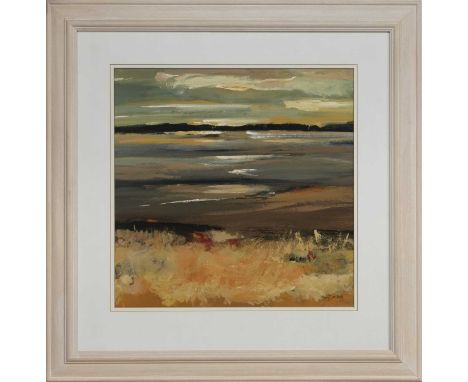 * MARY DAVIDSON (SCOTTISH b. 1955),LAST OF THE LIGHT, MULLgouache on paper, signed, titled label versoimage size 45.5cm x 45.