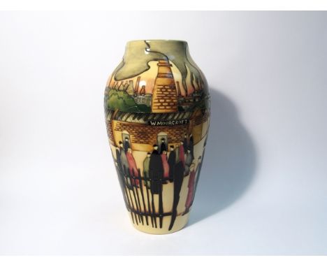 A Moorcroft First Collectors pattern vase, designed by Kerry Goodwin, limited edition 11/30, 37cm tall