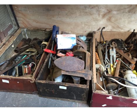 3 BOXES OF TOOLS