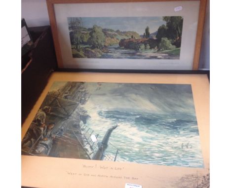 A PRINT 'BLIMY WOT A LIFE'    H50CM AND ANOTHER      E1