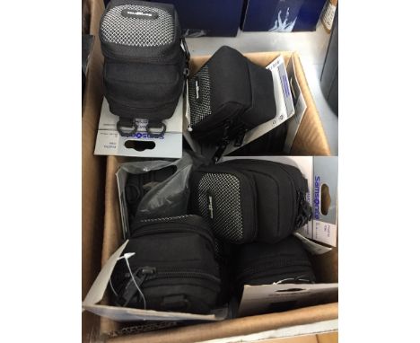 BOX OF CAMERA BAGS (SAMSONITE)