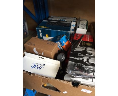 BOX INCLUDING FAN, HAIR STYLER, LUMIX CAMERA
