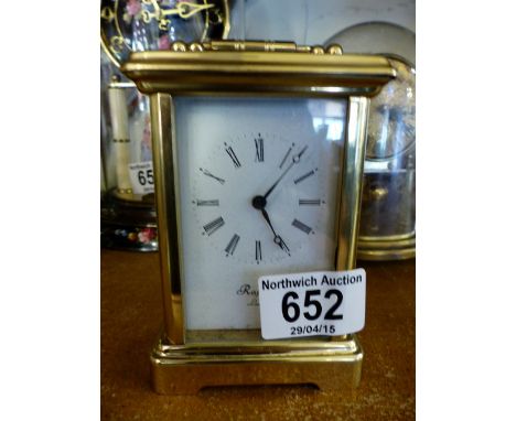 Brass Rapport of London carriage clock